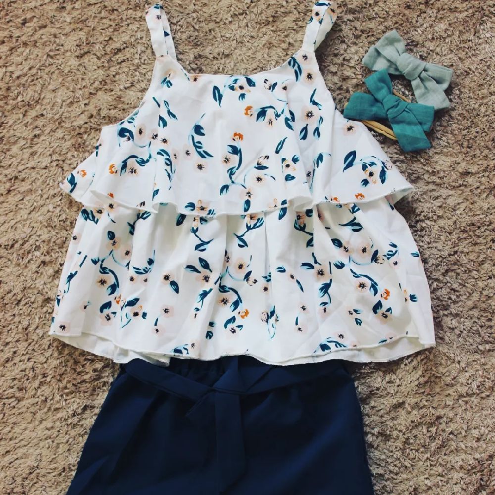 Top et short pour fillette 