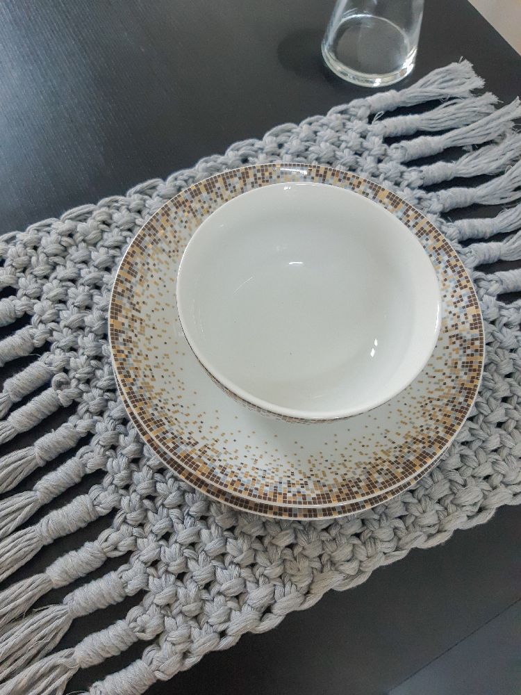 Set de table en macramé 
