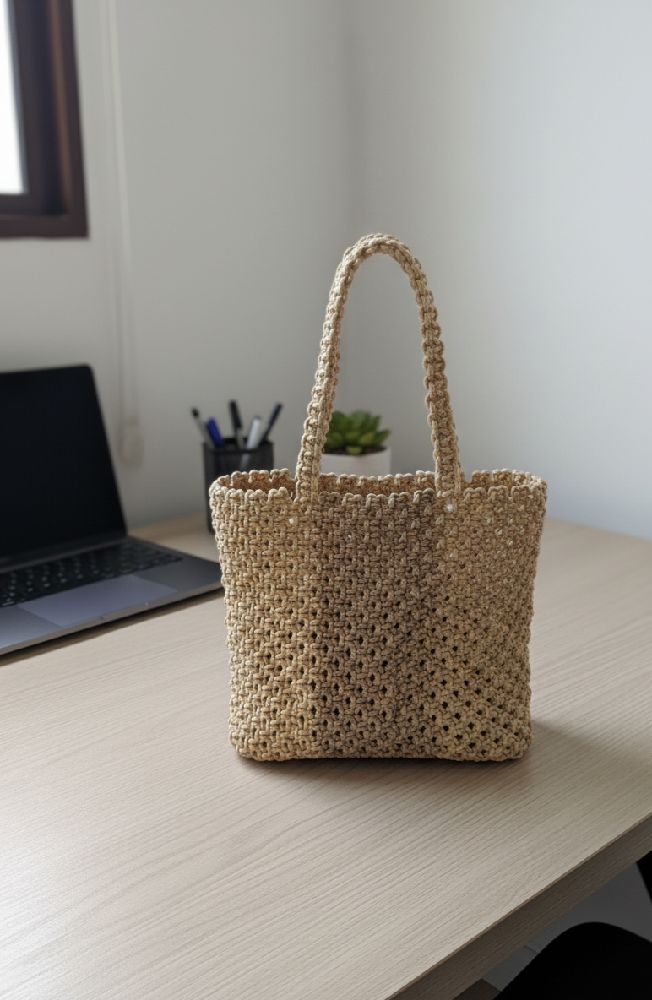 Sac en macramé 