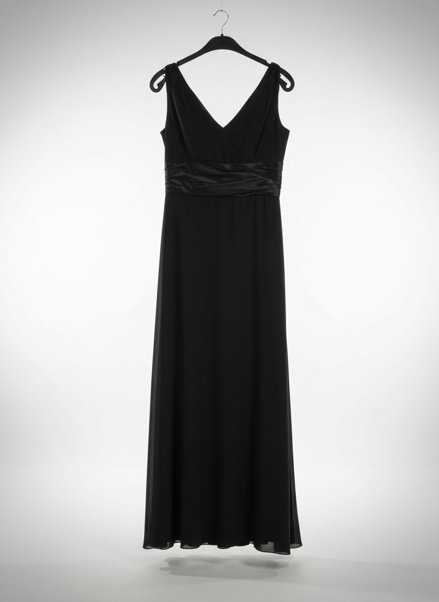 Robe noire soirée décolleté en V taille 36