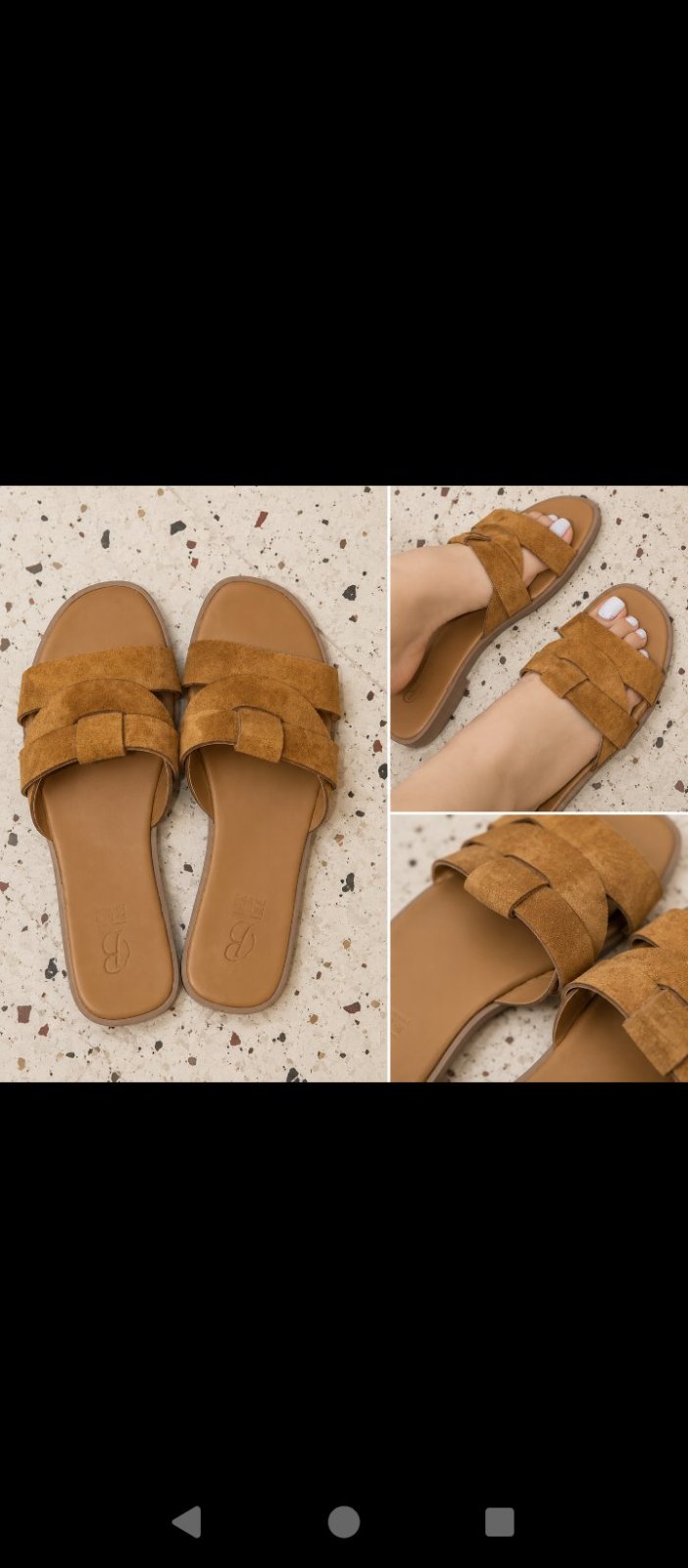 ✨ claquette femme beige daim – Élégantes & tendance