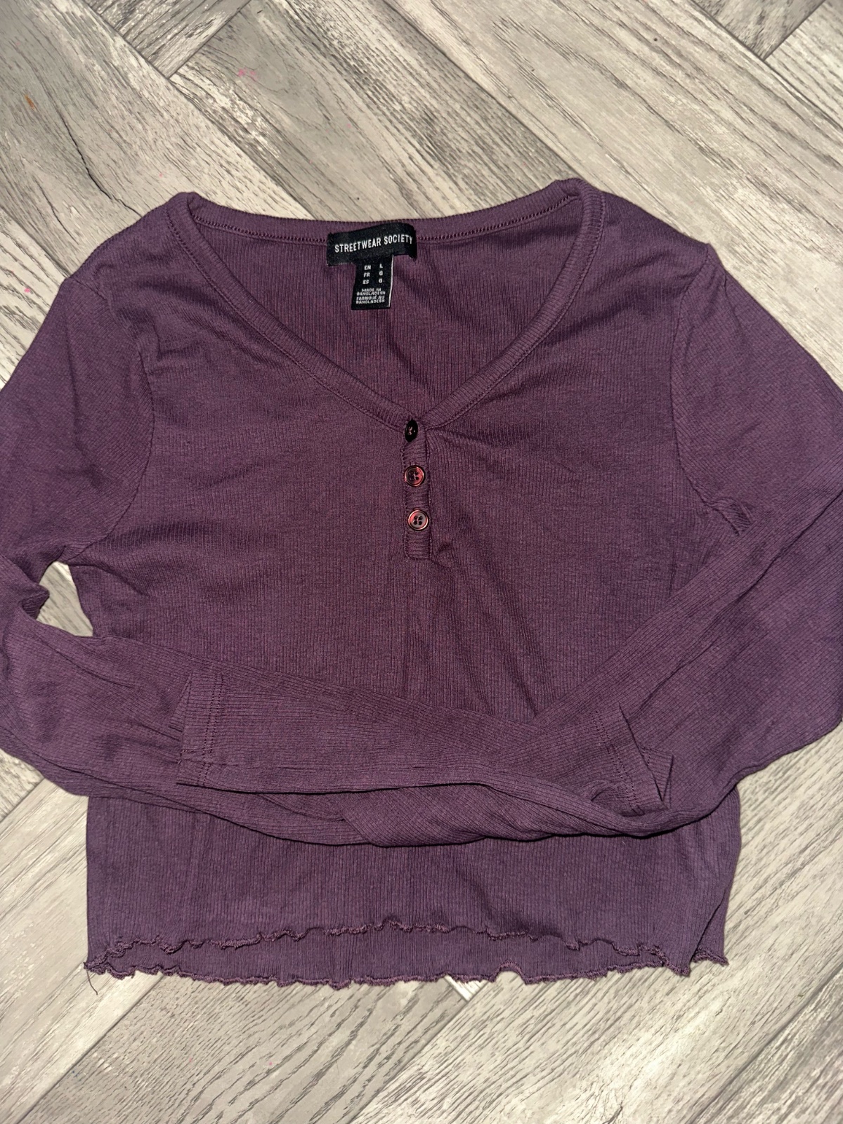 Pull mauve