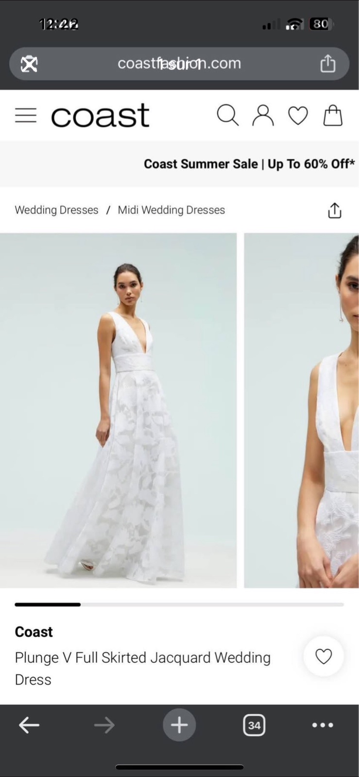 Robe de fiancçailles