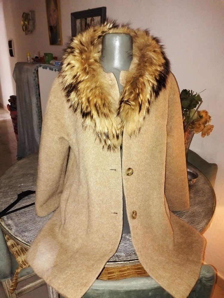 Manteau en peau de LAMA 