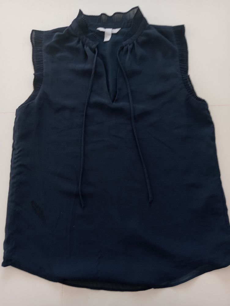 Chemise h&m bleu marine 