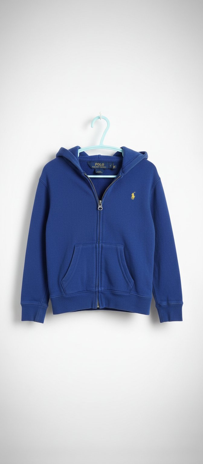Veste polo Bleu 