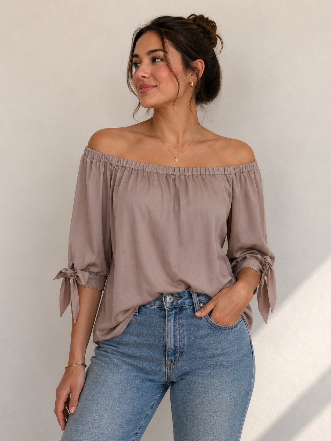 Chemise beige neuf taill xs /s