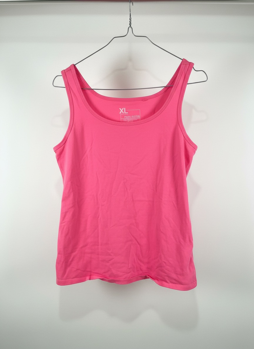 Pink Basic Tank Top – XL