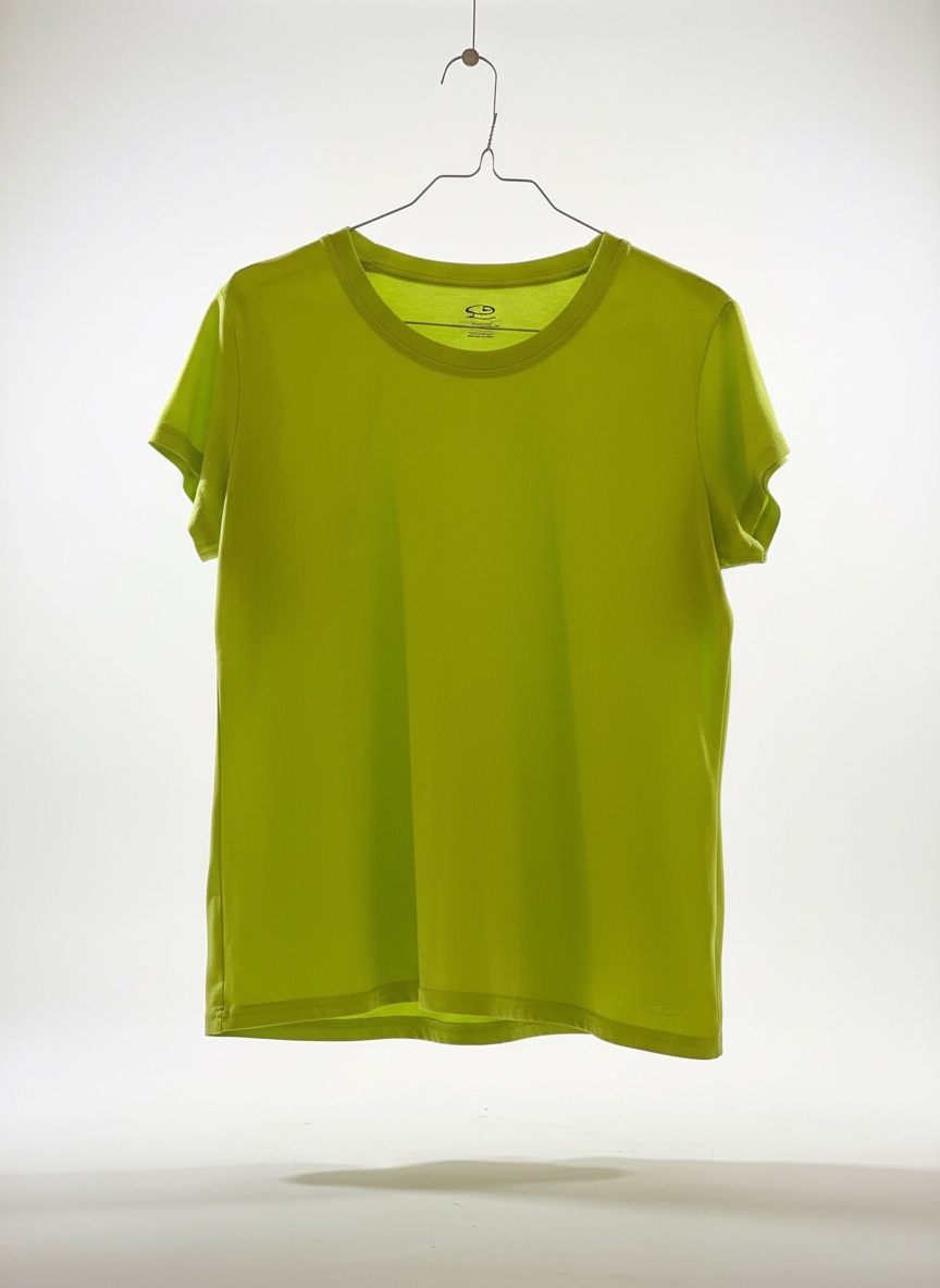 T-shirt de sport femme vert fluo 