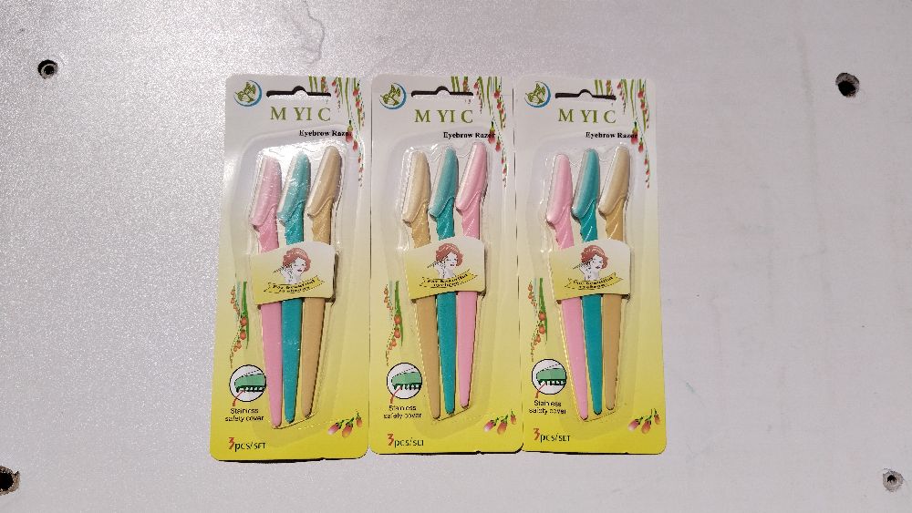 3 packets lames epilation visage 