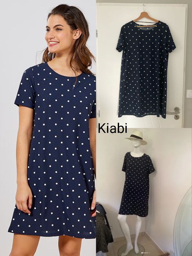 Robe kiabi xl bleu marine ⚫⚫💙💙💙