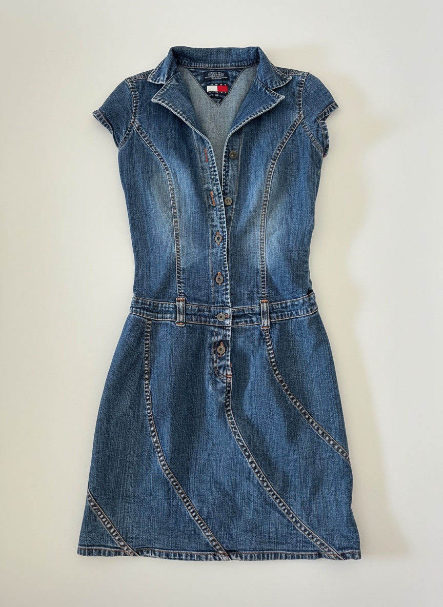 Robe en denim 