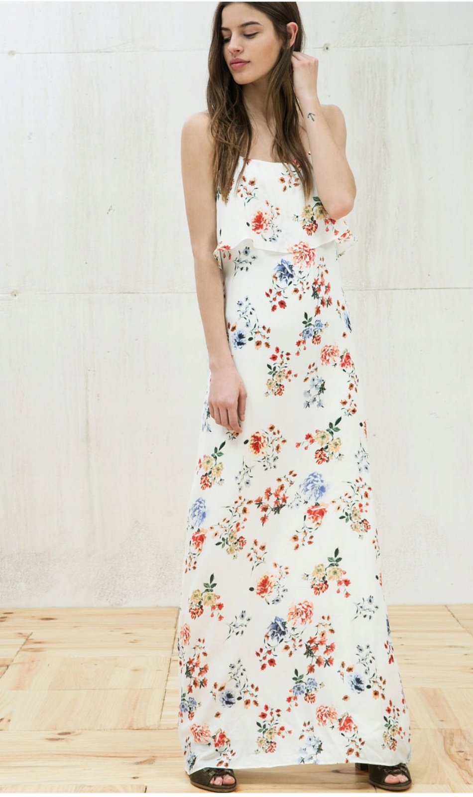 Robe fleurie bershka