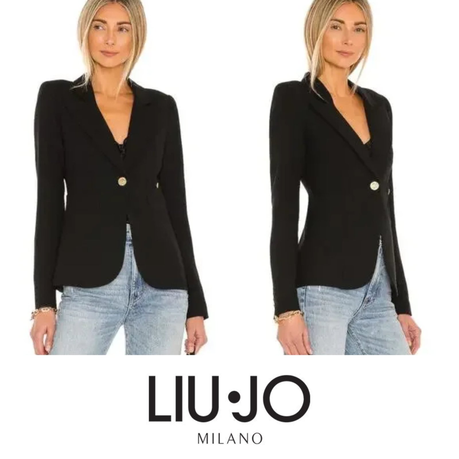 Magnifique blazer Liu.jo à boutons bijoux doré hyper chic 🖤