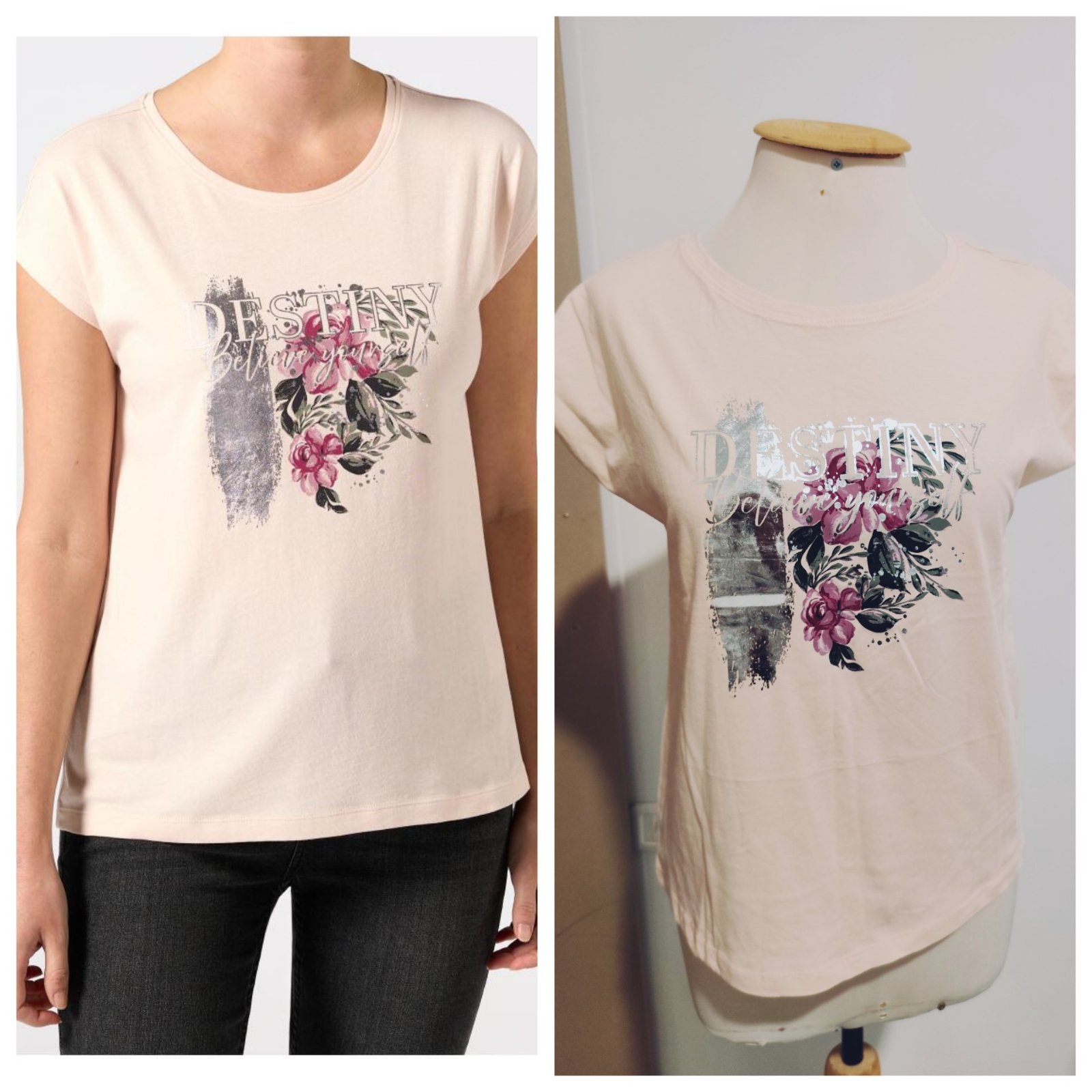 T-shirt imprimé janina saumon