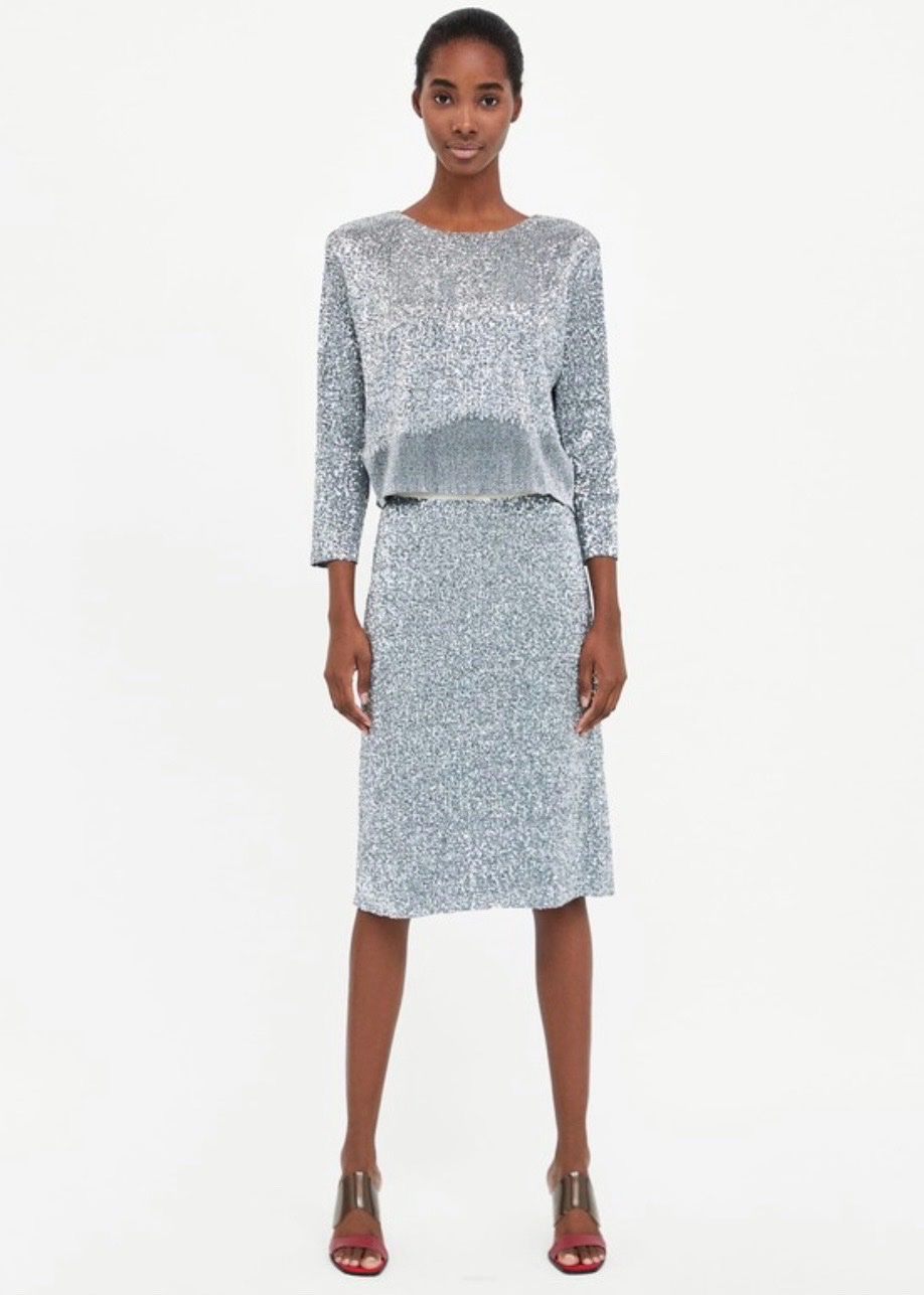 Zara Basic silver set