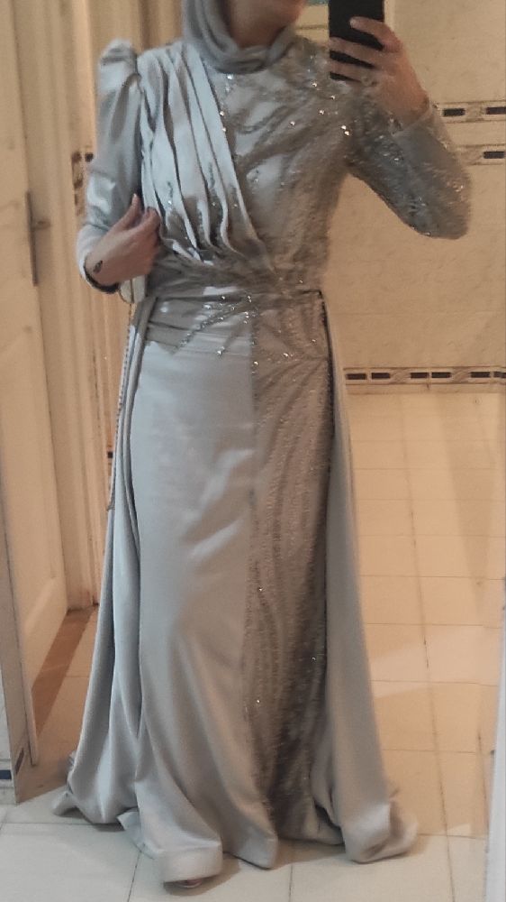 Robe gris pour femme 