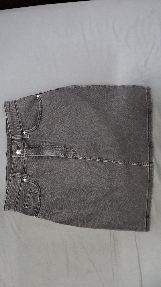 Jupe Courte en Jean Gris Délavé (Divided by H&M)