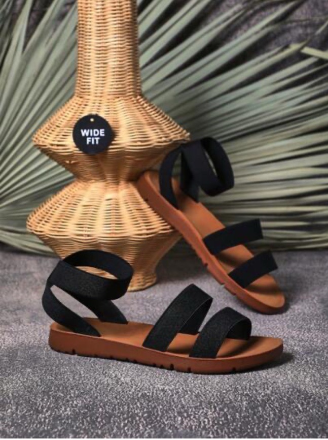Sandales femme noir