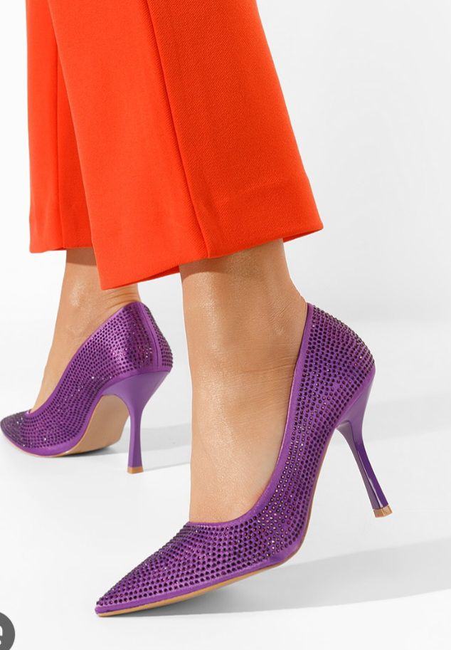 Escarpin mauve de la marque rosace