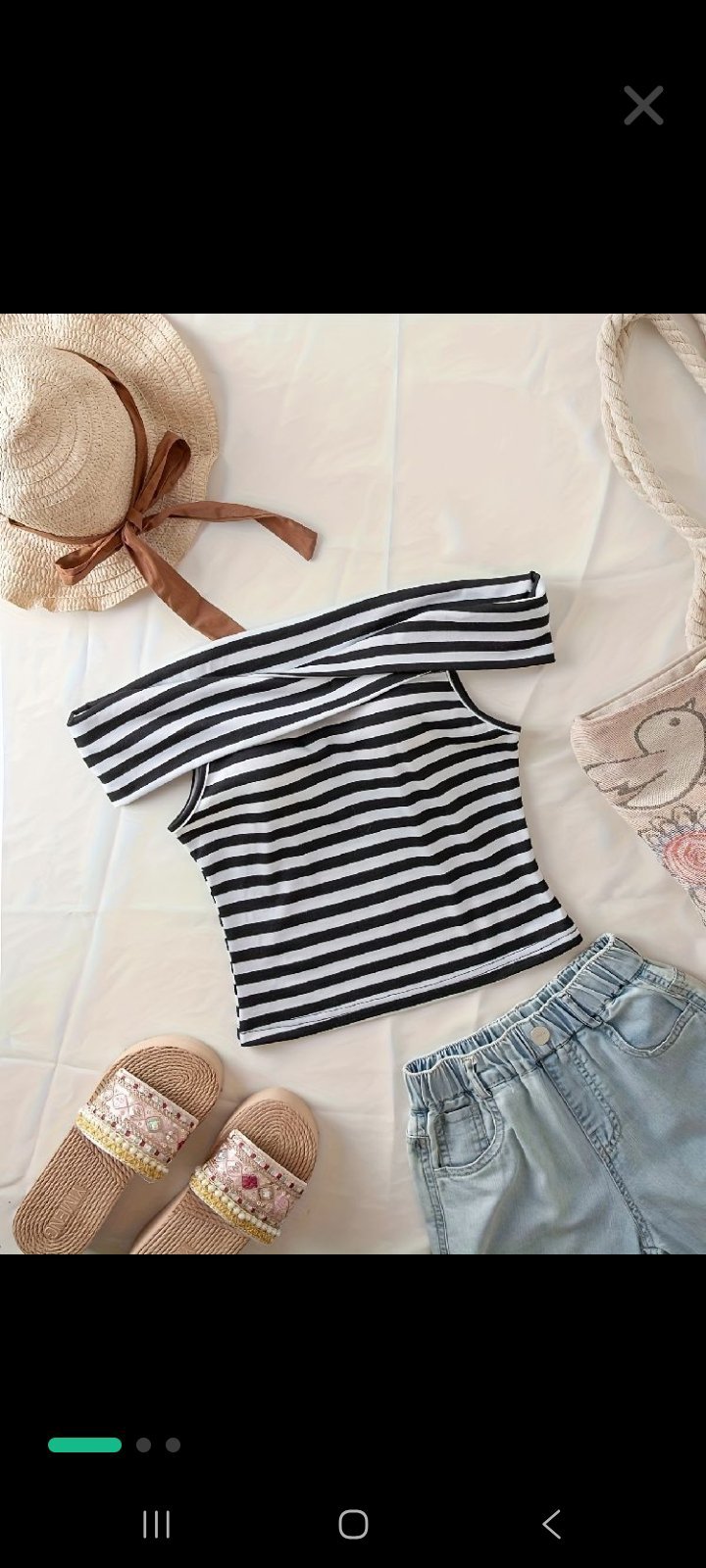 Crop Top à rayures