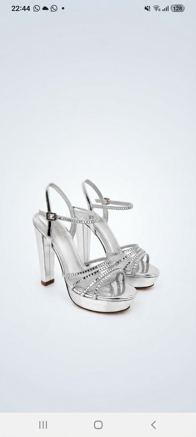 Talons soirée 👠 👠 argenté 