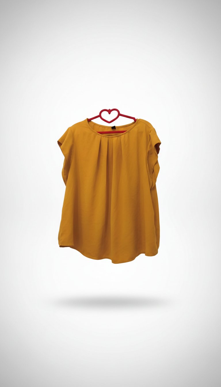 Chemisier couleur moutarde