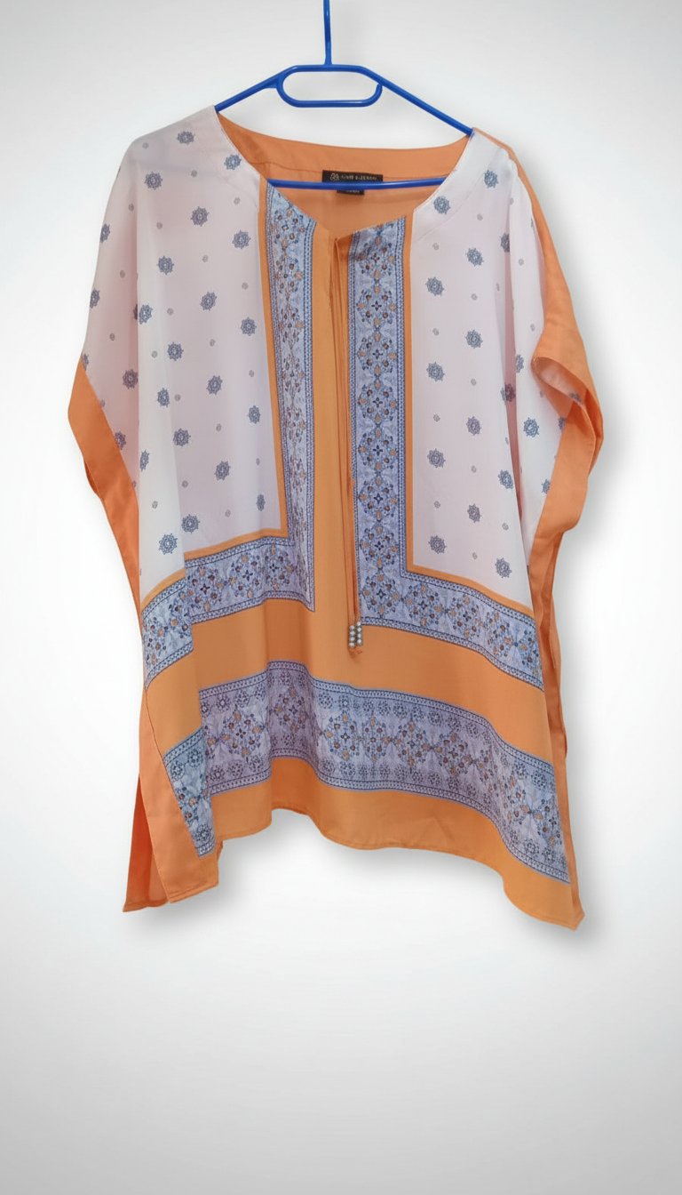 Tunique en satin de soie 