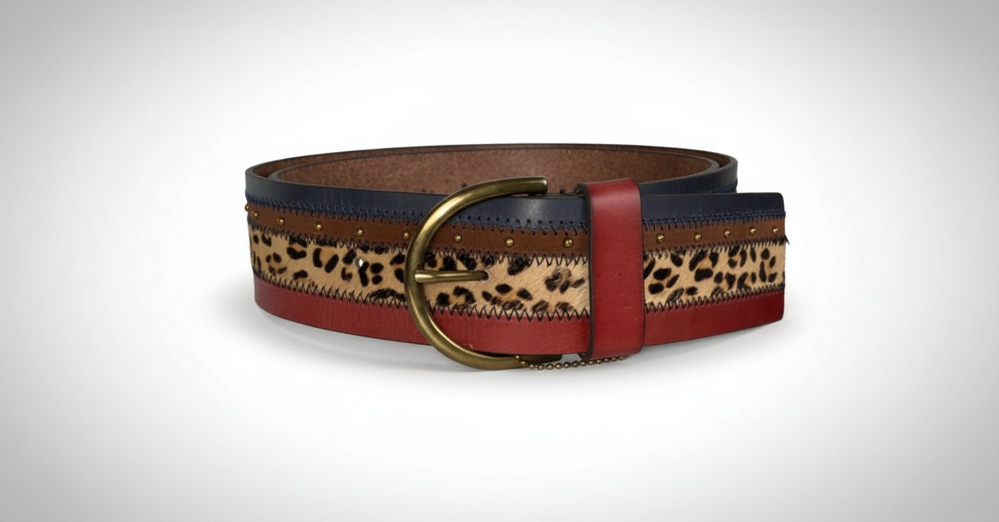 Belle ceinture en veritable cuir taille M