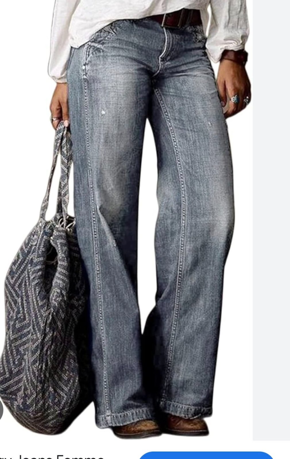 Un pantalon en jeans de la marque Gas 
