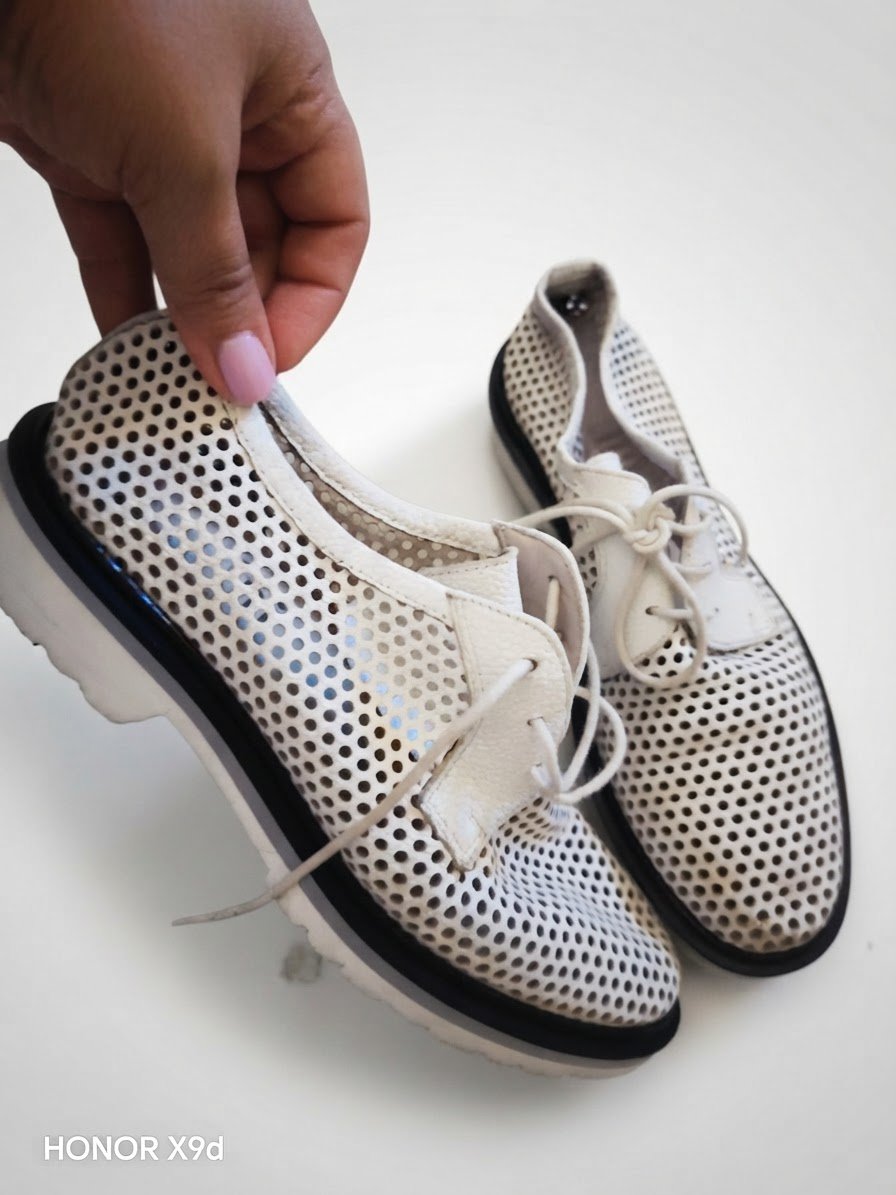 Perlin derbies, pointure petit 36 en cuir