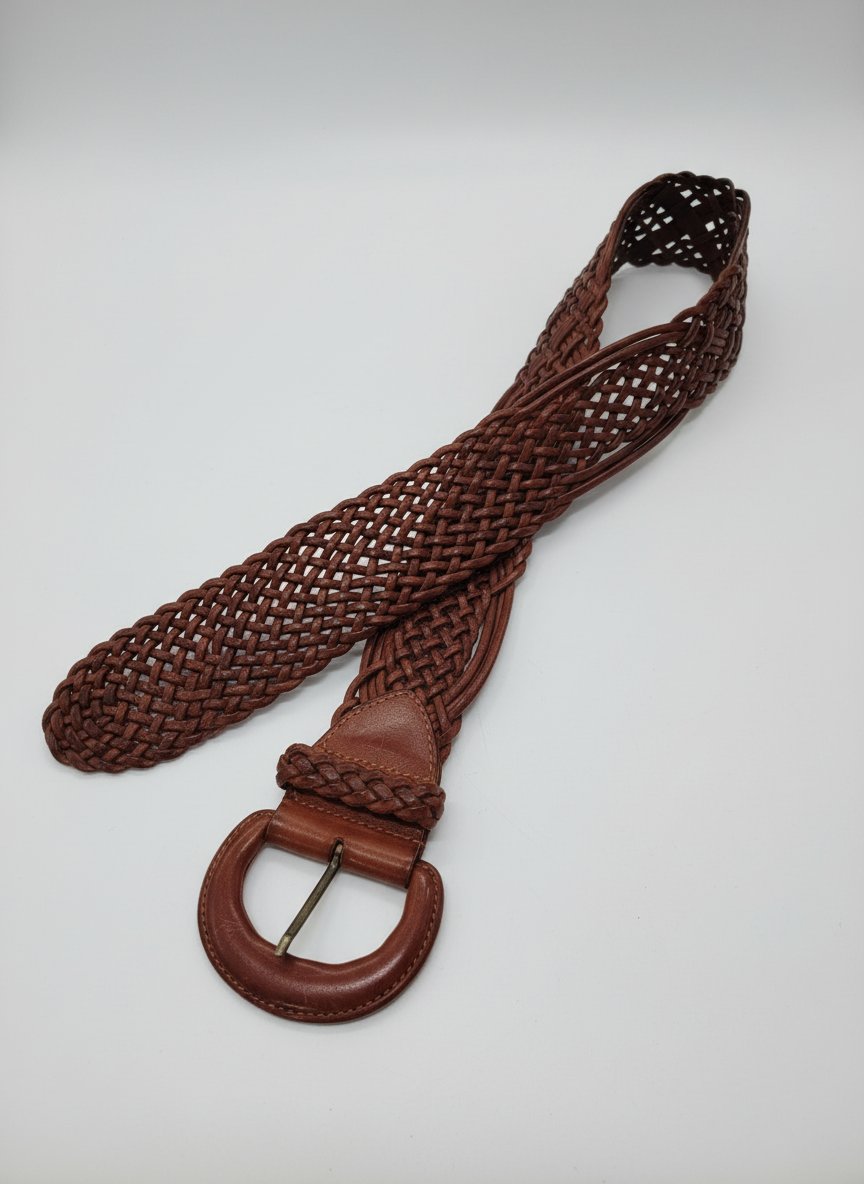 Une ceinture en cuir véritable 
