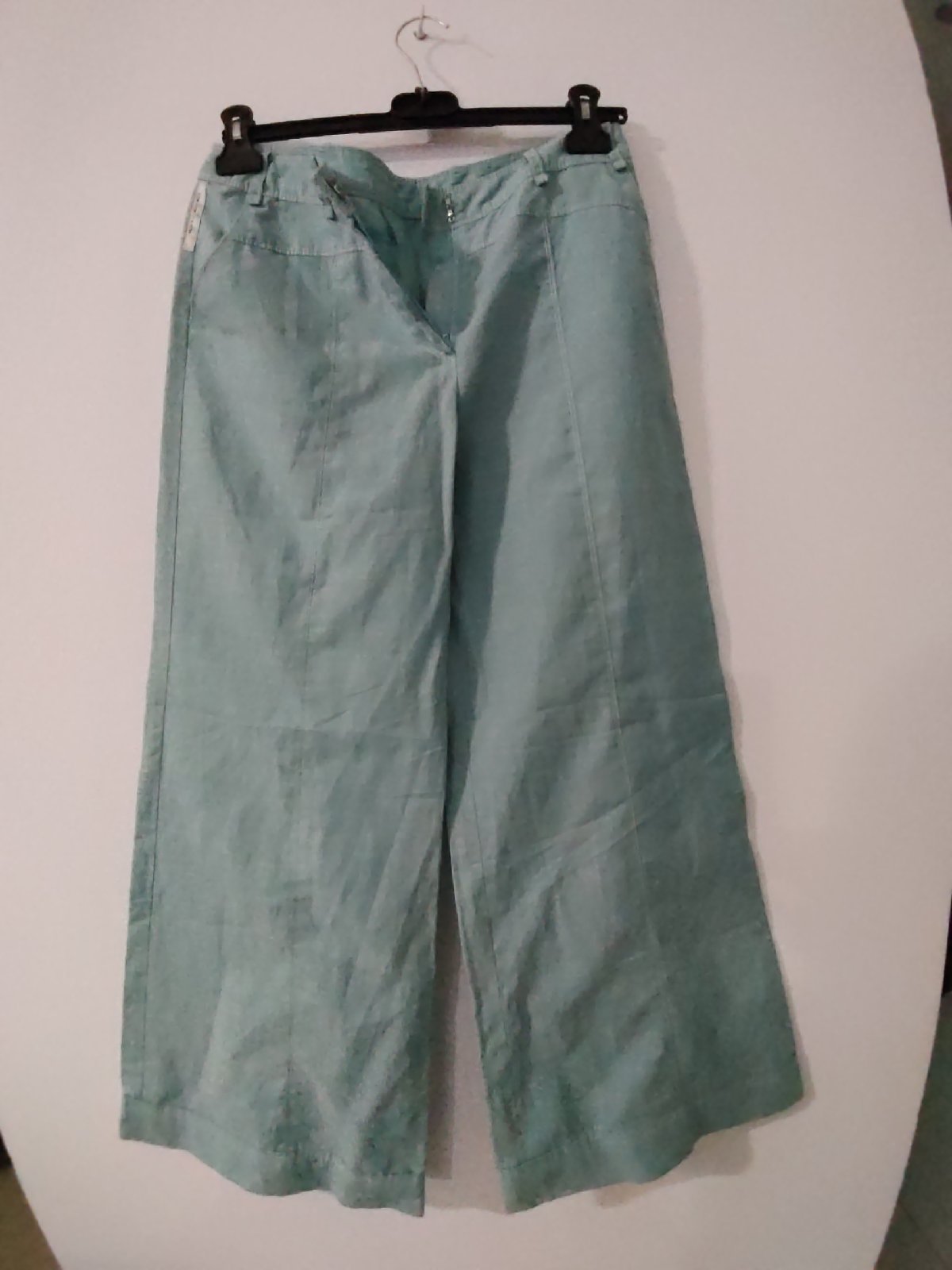 Pantacheville large  9amraya vert deau taille 36
