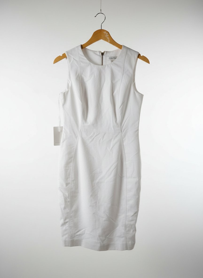 Calvin klein robe blanche t36