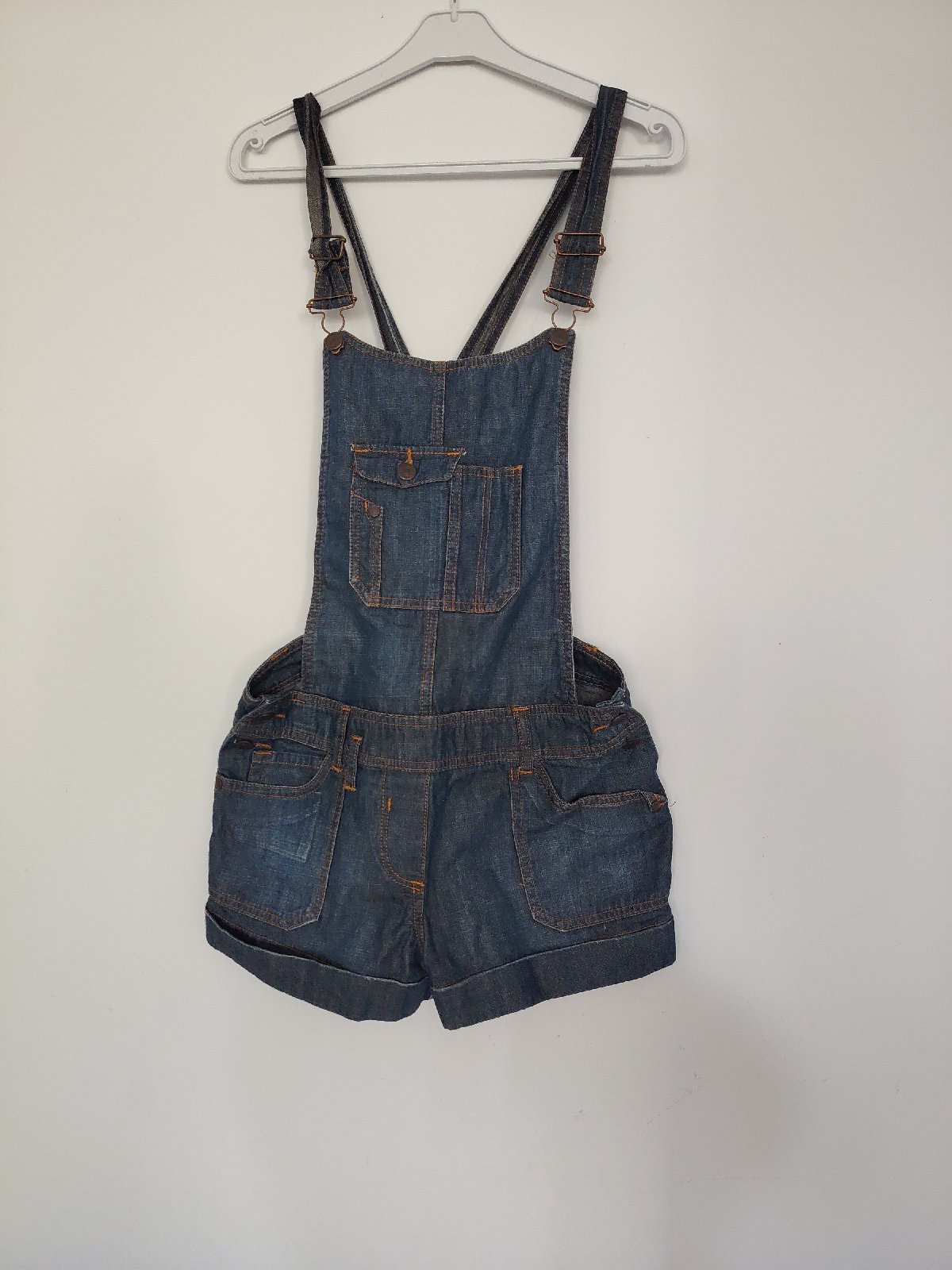 Denim life salopette short
