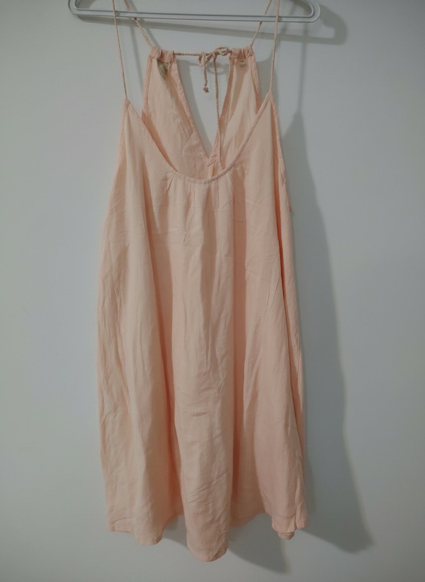 Robe ample légère, taille 40 pêche