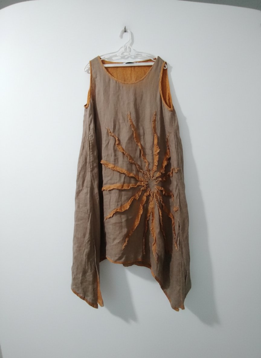 Robe en 100℅lin