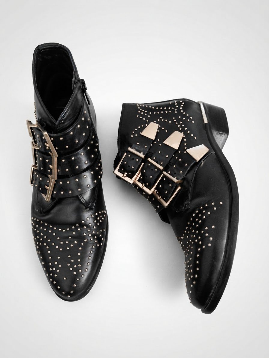 Style susanna bottines en cuir veritable pointure 37