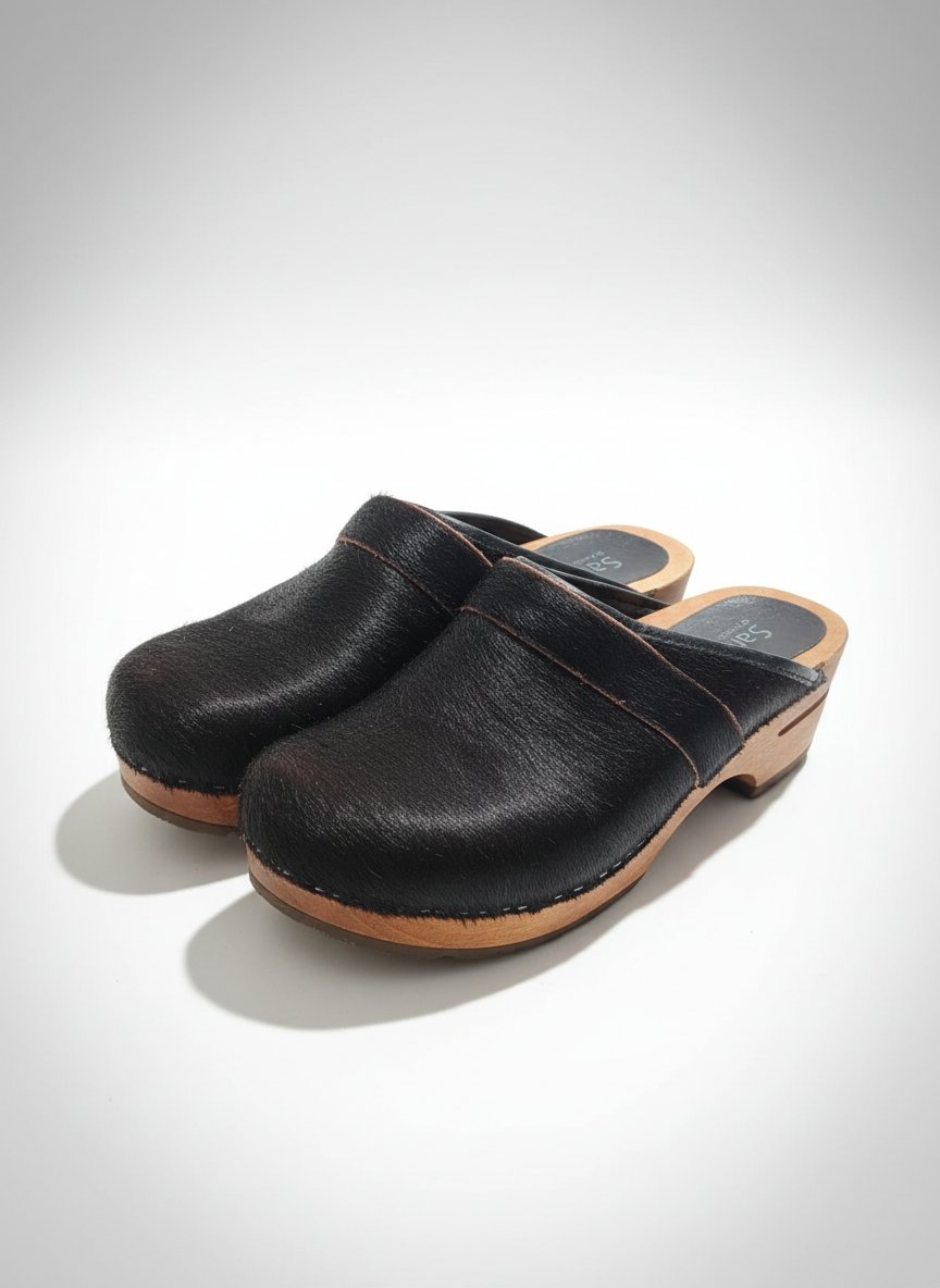 Sanita wool mules 