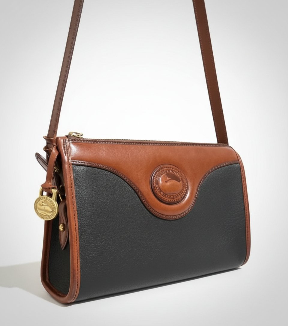 Vintage DOONEY & BOURKE bandoulière en cuir veritable