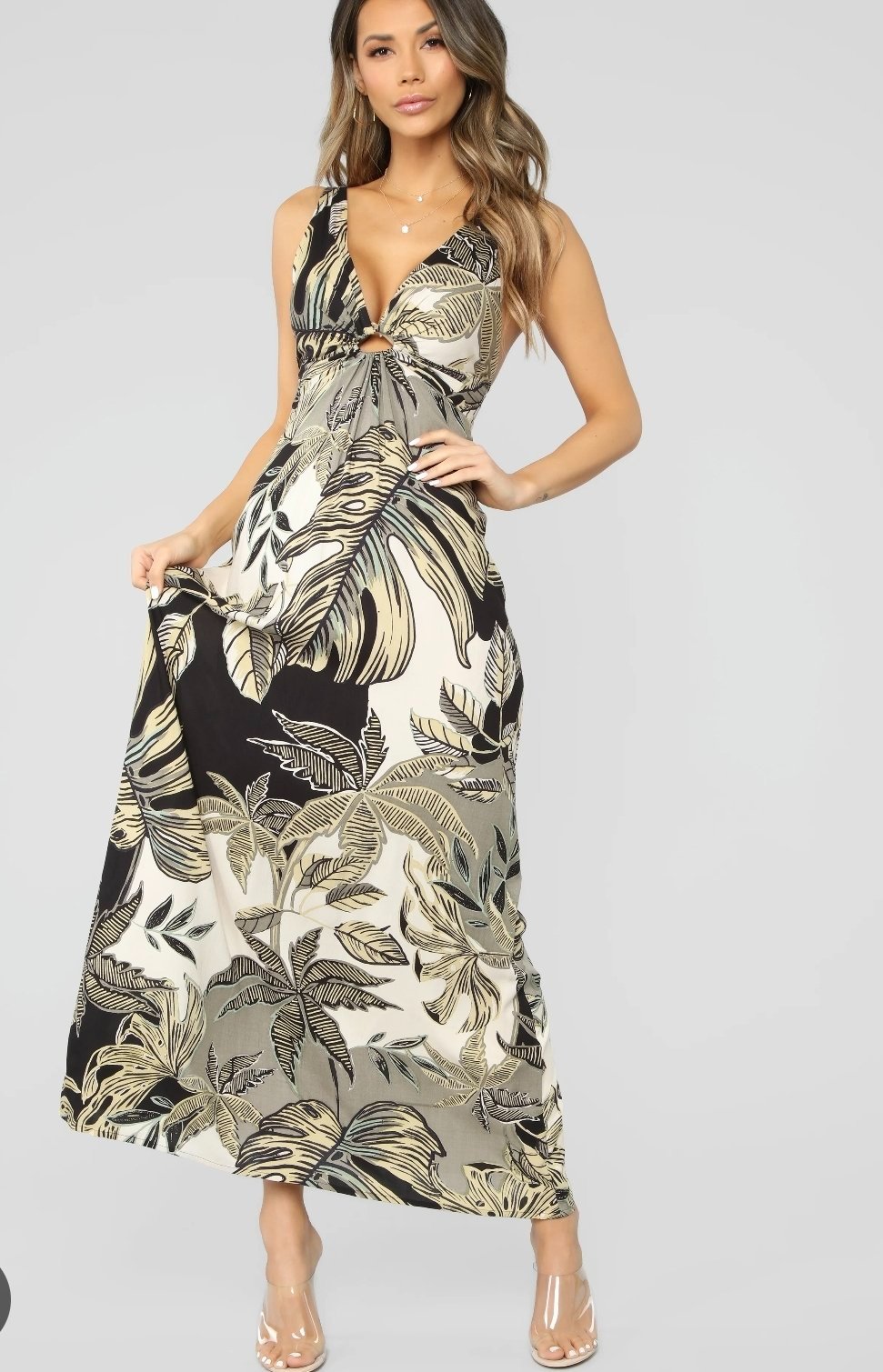 Fashion nova, robe maxi 