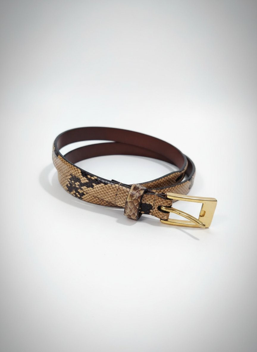 Veritable cuir phyton taille S, saks fifth avenue