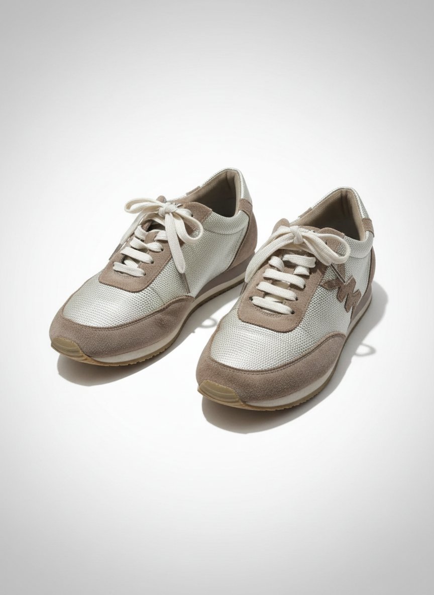 Des basket de la marque Michael kors couleur gris et argent, pointure37
