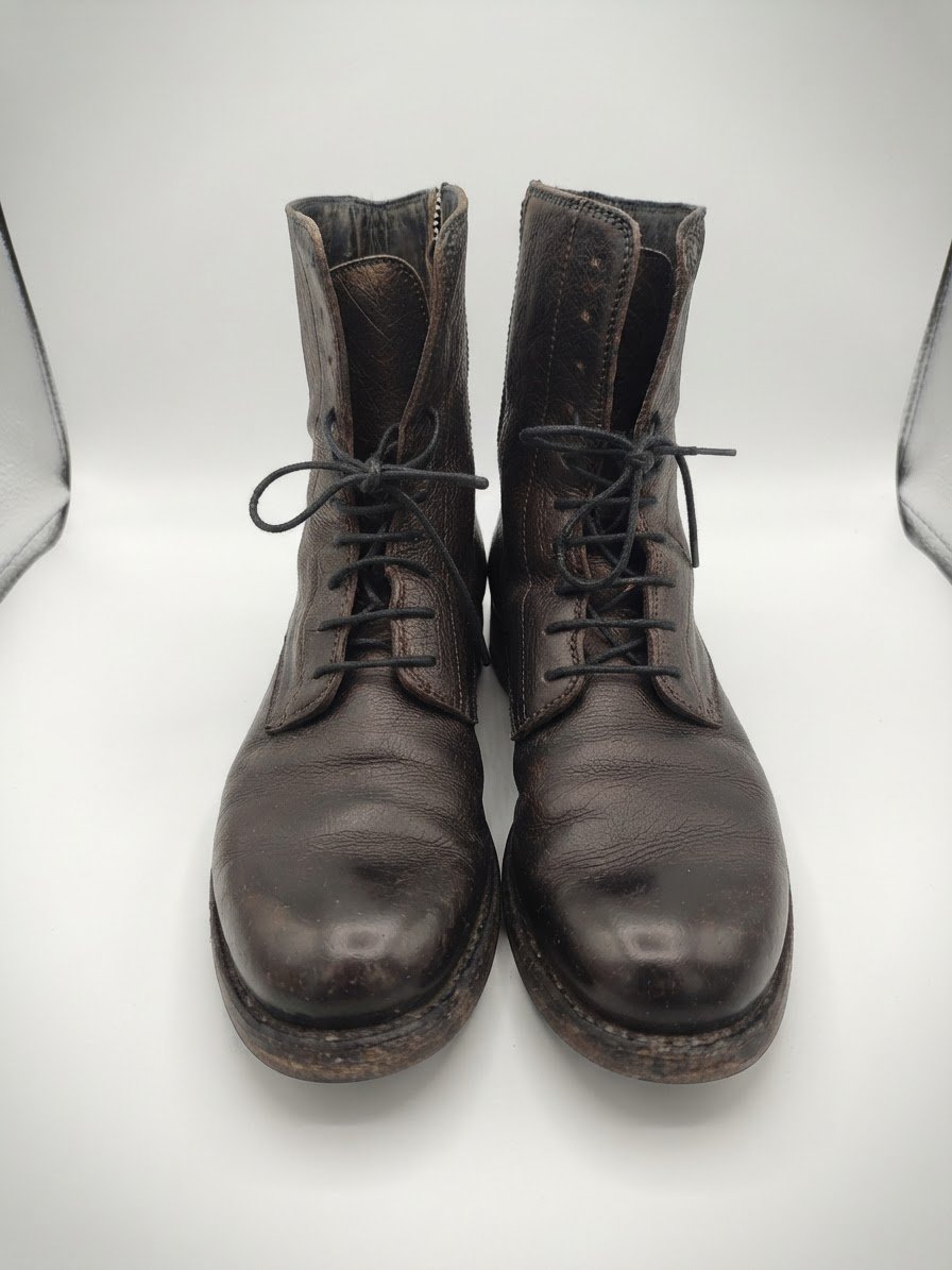 Des bottines en cuir pointure 37