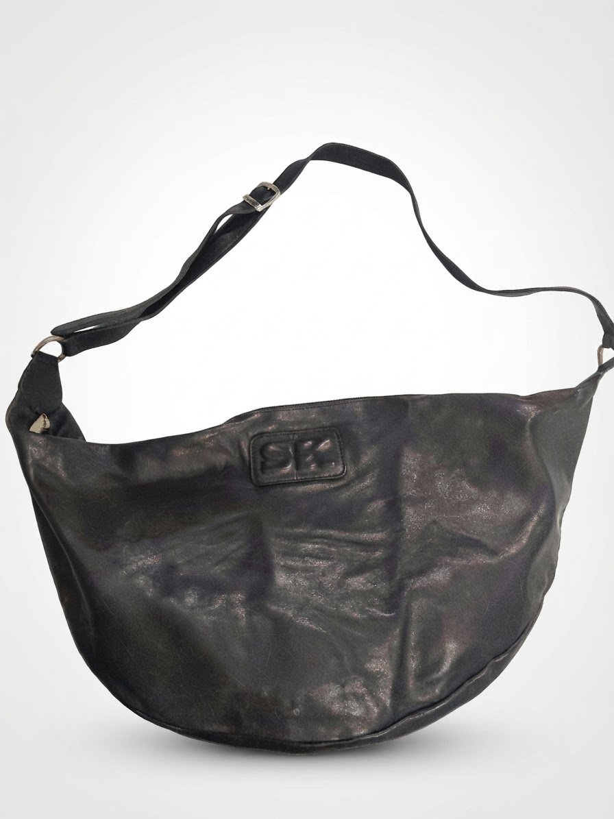 Sac bandoulière en véritable cuir douple de la marque stephane kelian
