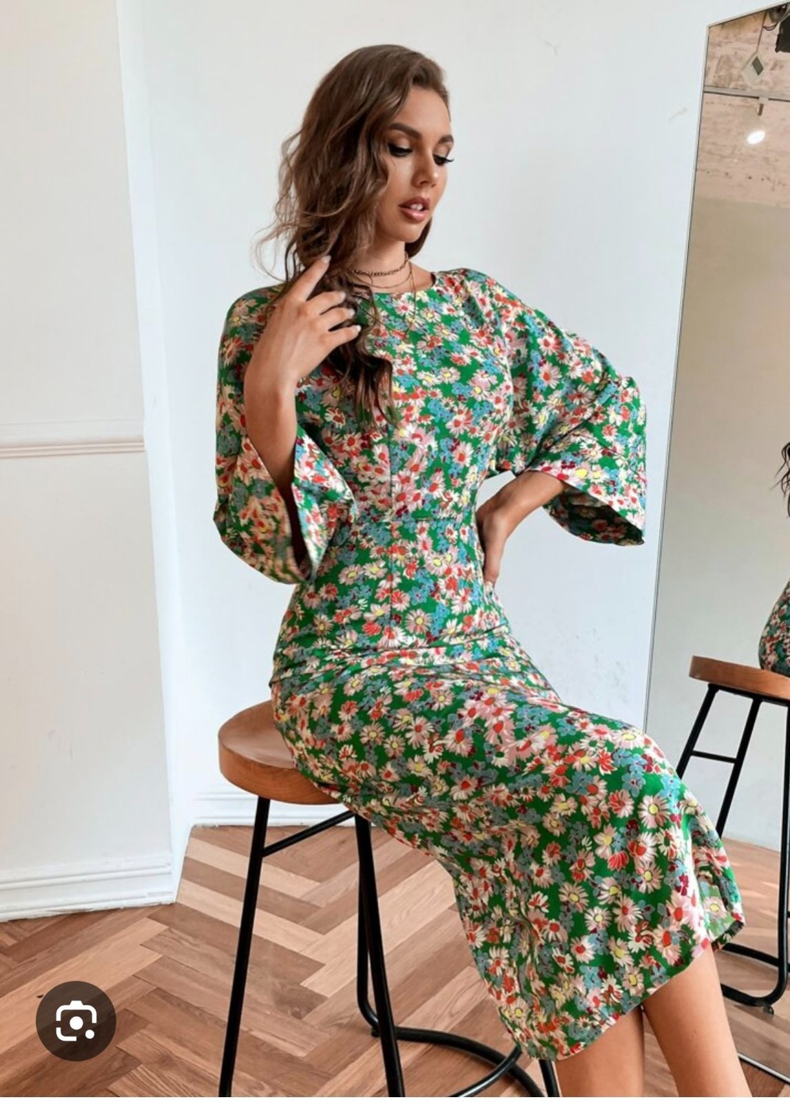 Zara robe fleurie 