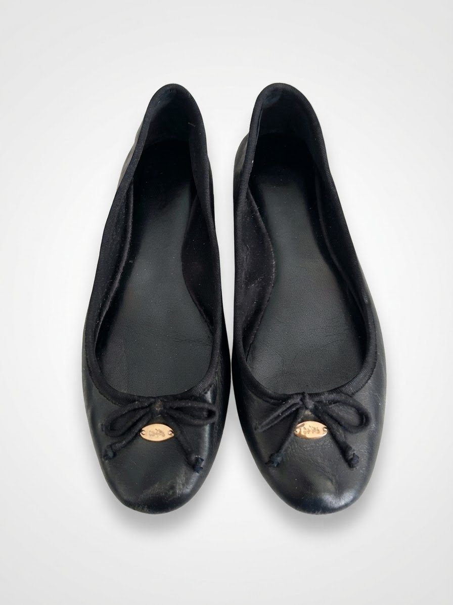Coach ballerines 37.5 en cuir