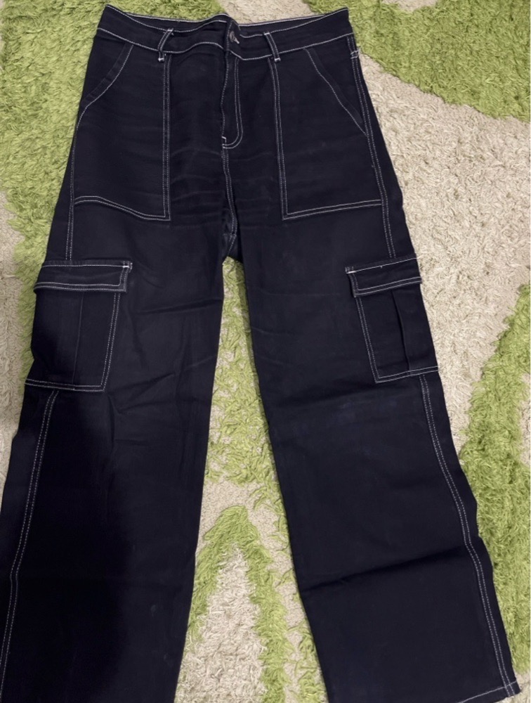 Jean cargo noir 