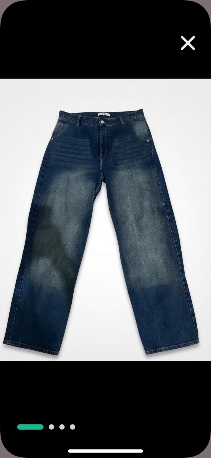 Jean baggy neuf dark wash