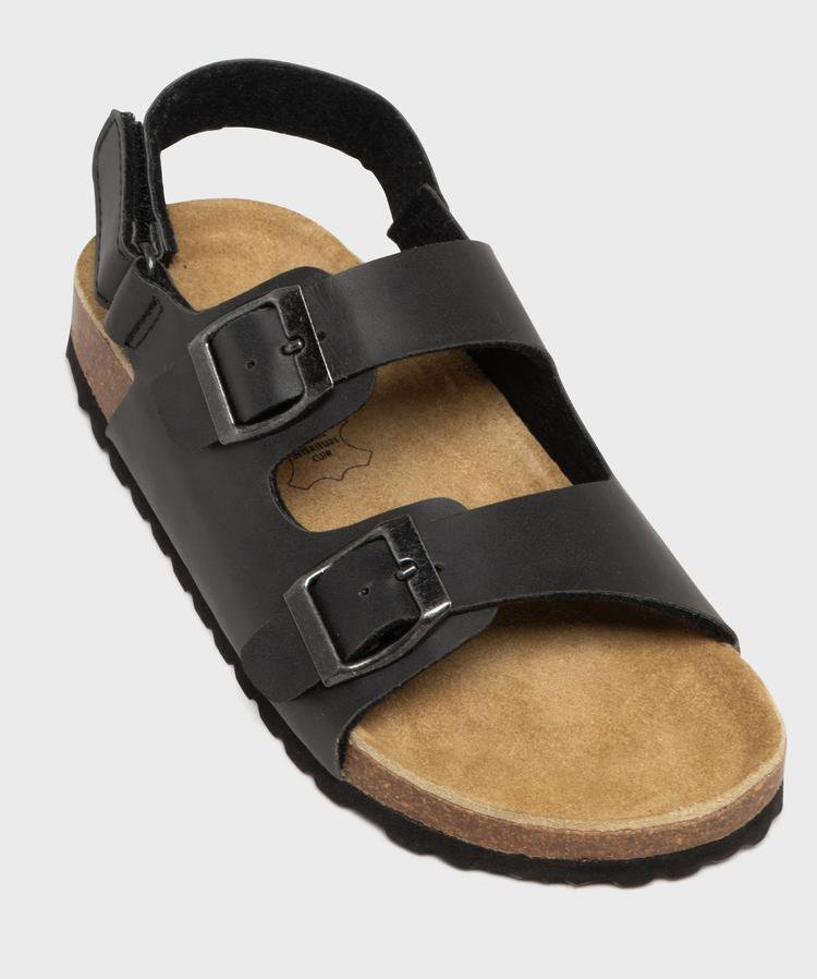 Sandales à semelle intérieure cuir